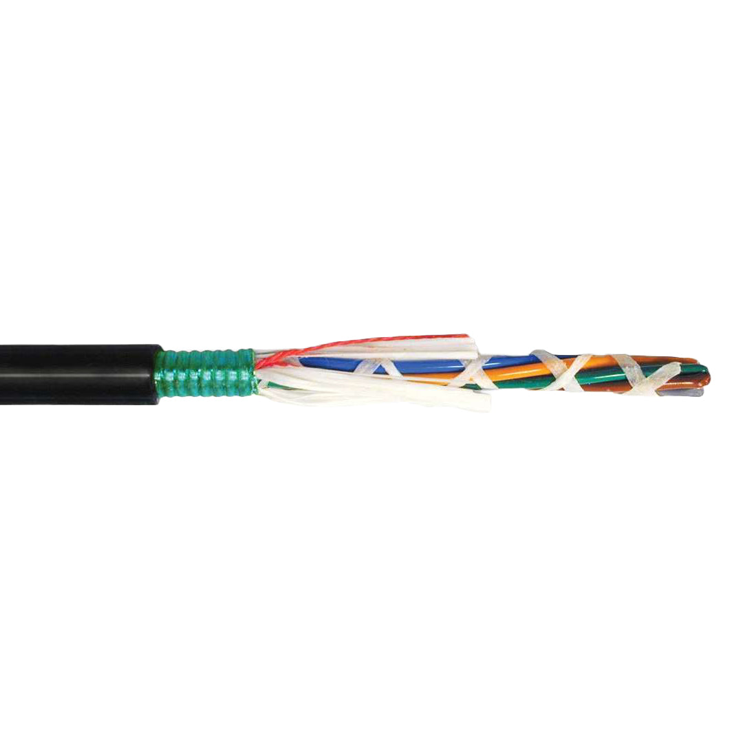 OS2 Singlemode Loose Tube Outdoor Direct Burial Dri-Lite Armoured Fiber Bulk Cable (per meter) - Black
