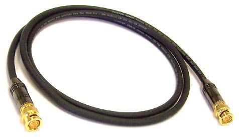 Premium Phantom Cables Direct Burial RG6 Composite BNC Male to Male Cable