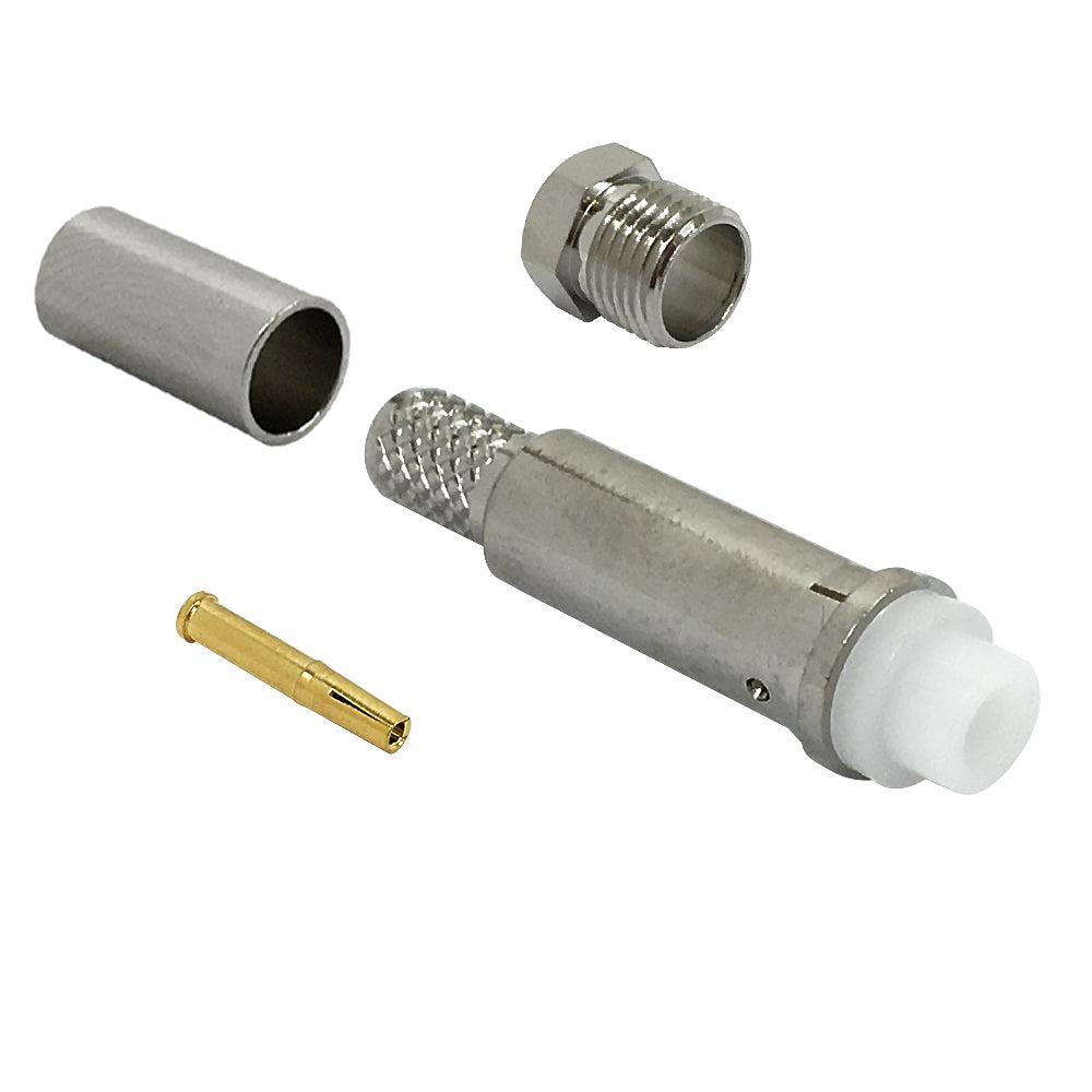 FME Female Crimp Connector for RG58 (LMR-195) 50 Ohm