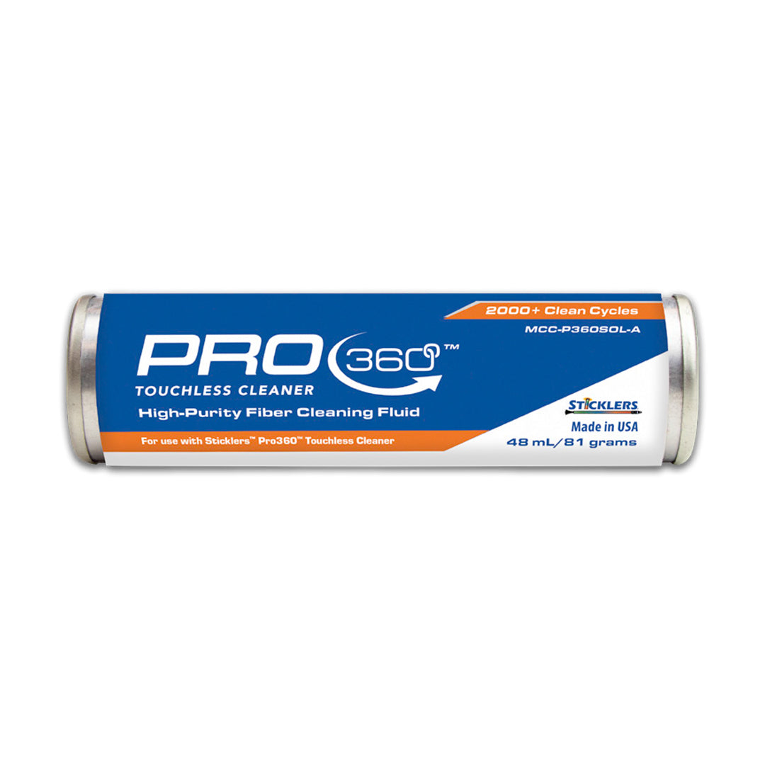 Sticklers™ Pro360 Fiber Optic Fluid Canister (2000+ Cleans)