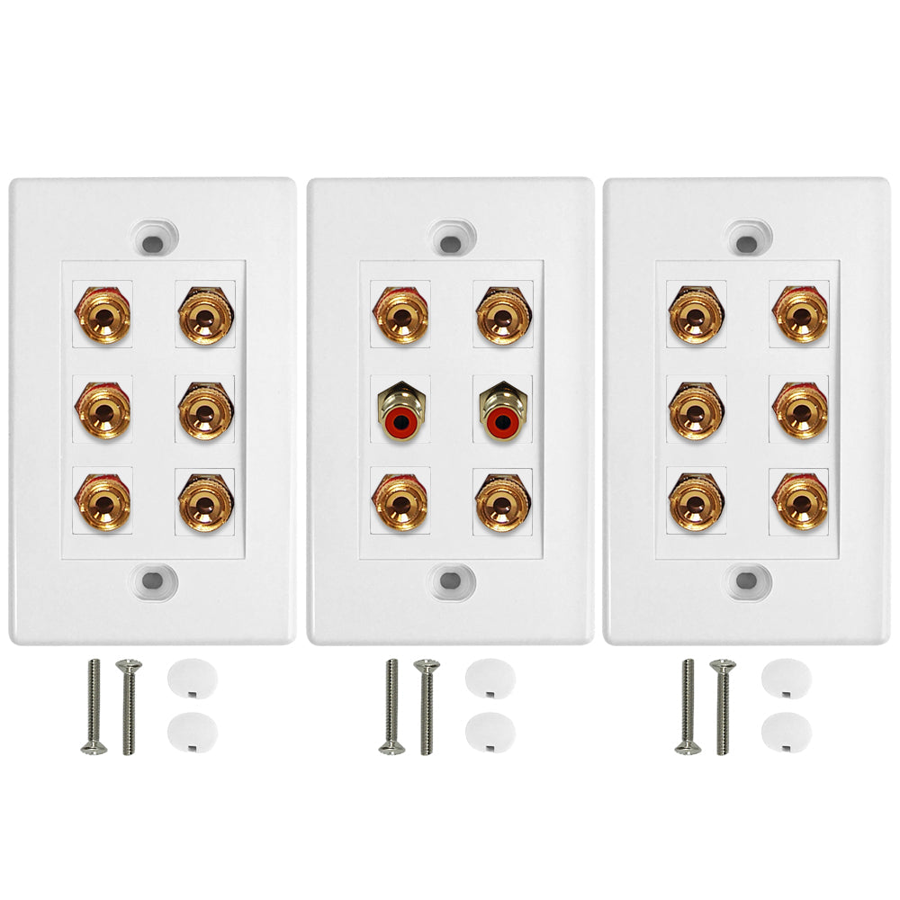 8.2 Surround Sound Wall Plate Kit