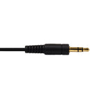 3.5mm Stereo Male to 2.5mm Stereo Male Cable - Riser Rated CMR/FT4 - Black
