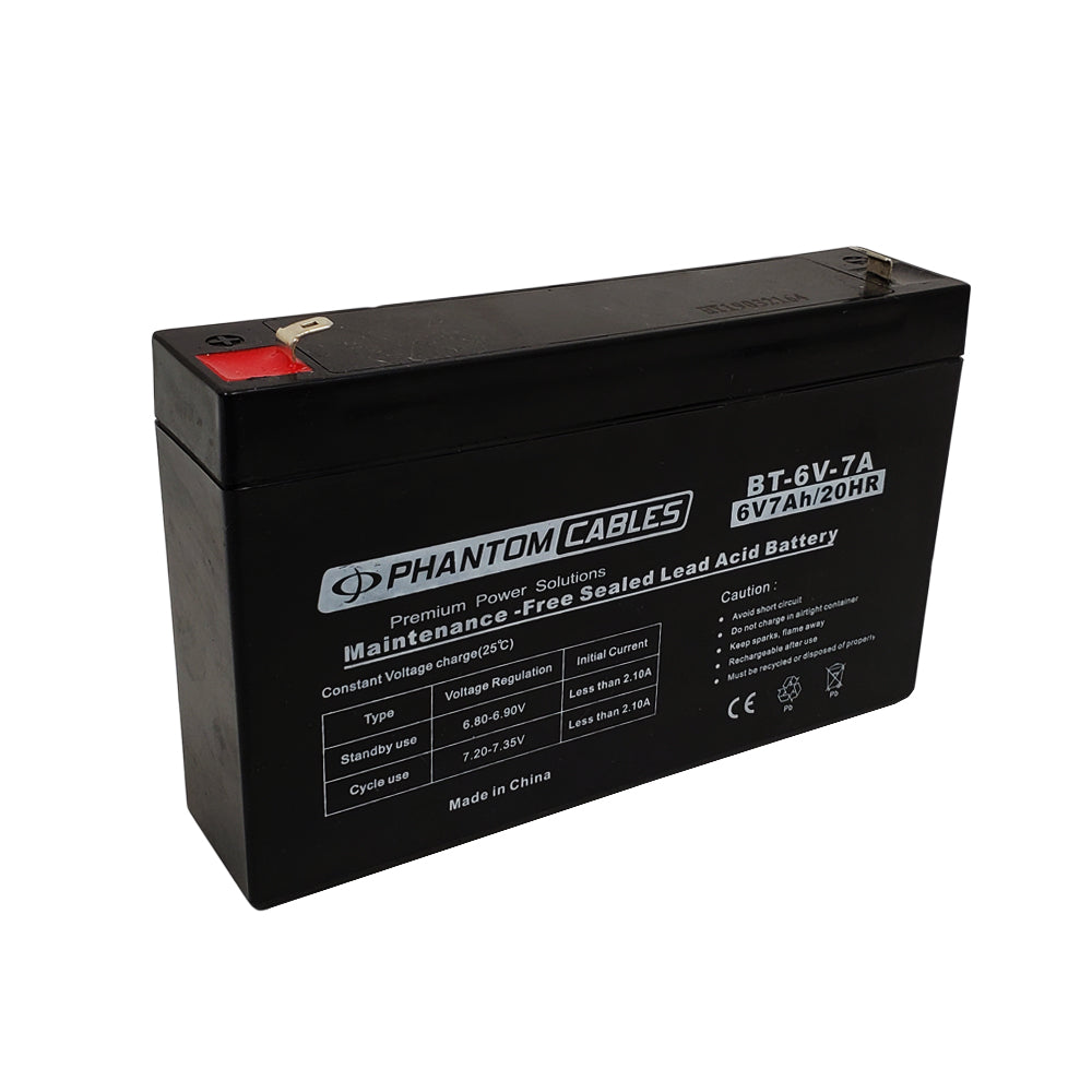 Sealed Lead Acid AGM Battery 6V 7amp x 6