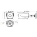 5MP Bullet TVI Camera - 2.8mm Fixed Lens - Ultra Lowlight IR with 130ft Range - IP67 Rated - White