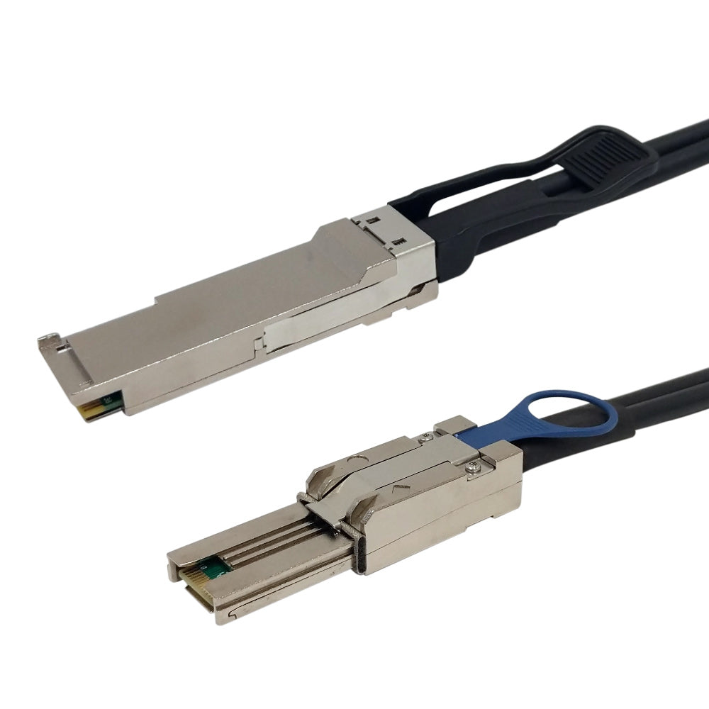 QSFP 40g SFF-8436 To MiniSAS HD SFF-8088 Adapter Cablefor
