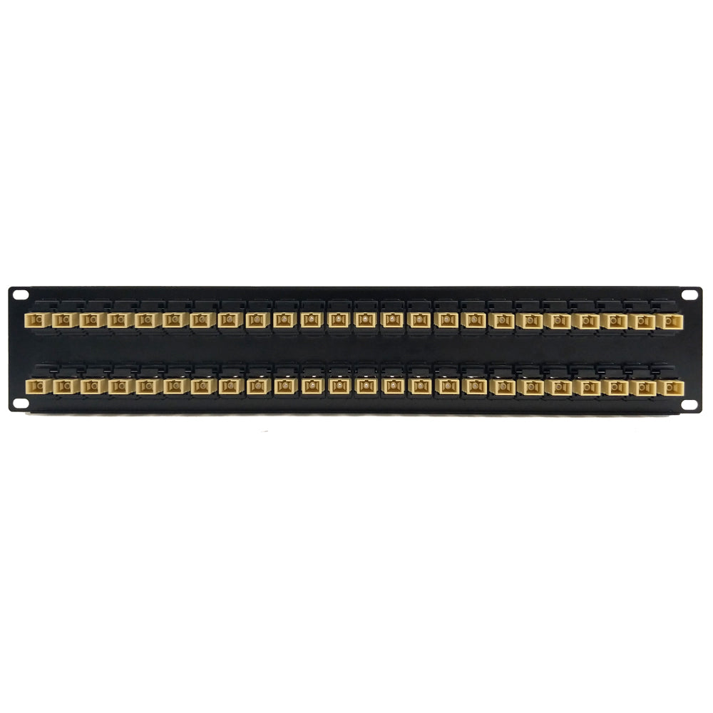 48 Port SC/SC Multimode 62.5u Simplex Patch Panel - 19" Rackmount 2U