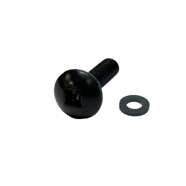 Rack Screw, 12-24 Thread, 3/4 inch Length - Black Oxide 100 Pack