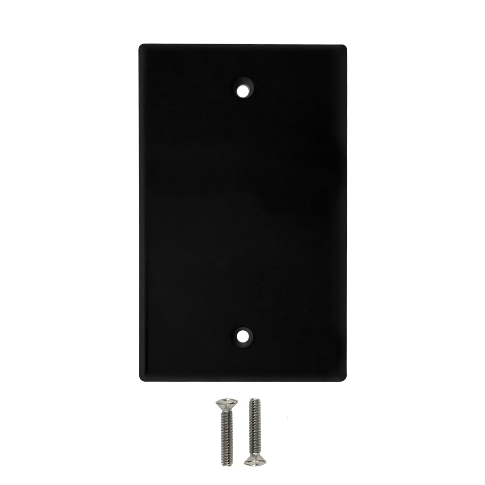 Wall Plate, Solid Black