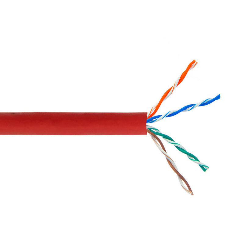 1000ft 4 Pair CAT5E 350Mhz Solid U/UTP CMP Bulk Cable
