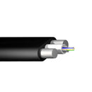 OS2 Singlemode 9 Micron Outdoor Dielectric Dry Flat Drop Fiber Bulk Cable (per meter) - BLACK
