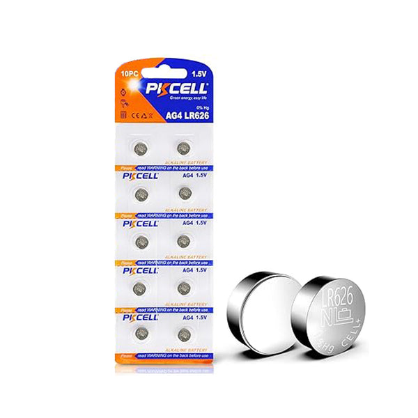 Button Cell 1.5V LR626 Alkaline Batteries (10 pack)