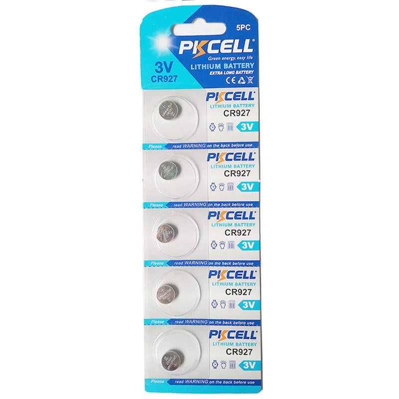 Coin Cell Batteries 3.0V CR927 Lithium Manganese (5 pack)