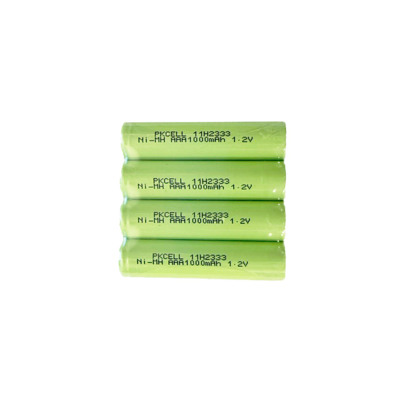 Rechargeable Ni-MH AAA 1000mAH 1.2V Batteries (4 Pack)