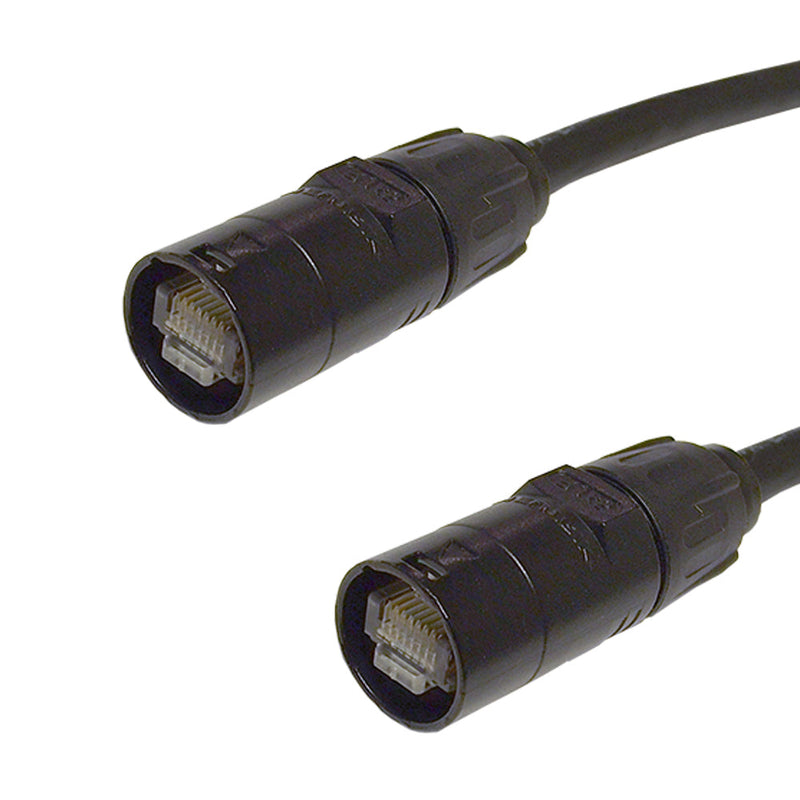 Premium Phantom Cables RJ45 etherCON® to RJ45 etherCON® Cat6A SF/FTP Heavy Duty Pro-AV Cable