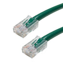 No Boot Custom RJ45 CAT6 550MHz Assembled Patch Cable - Green