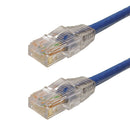 Snagless Custom RJ45 CAT6 550MHz Assembled Patch Cable - Blue