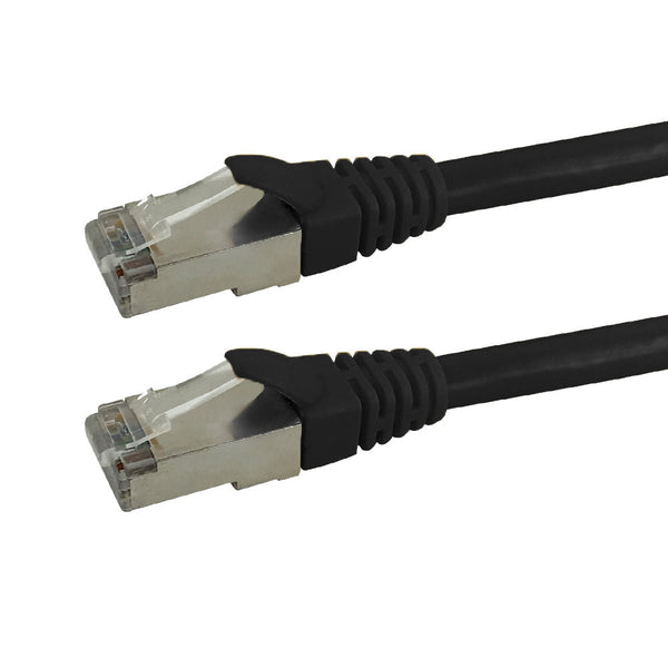CAT5E F/UTP 24AWG Solid Shielded Patch Cable - CMR