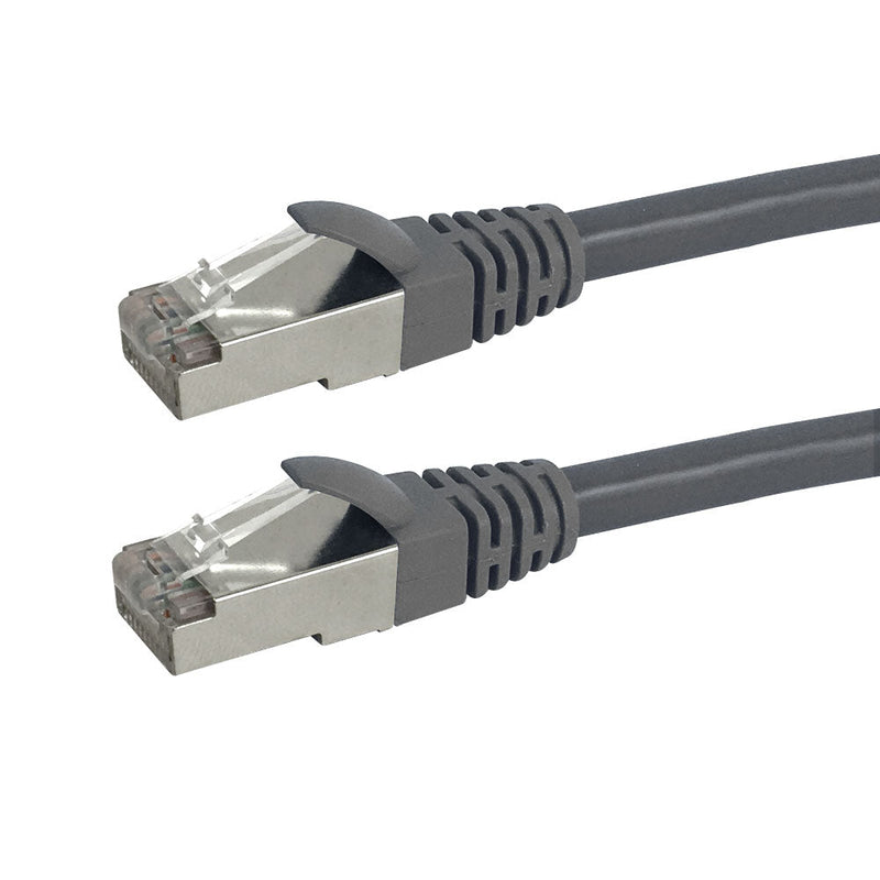 CAT5E F/UTP 24AWG Solid Shielded Patch Cable - CMR