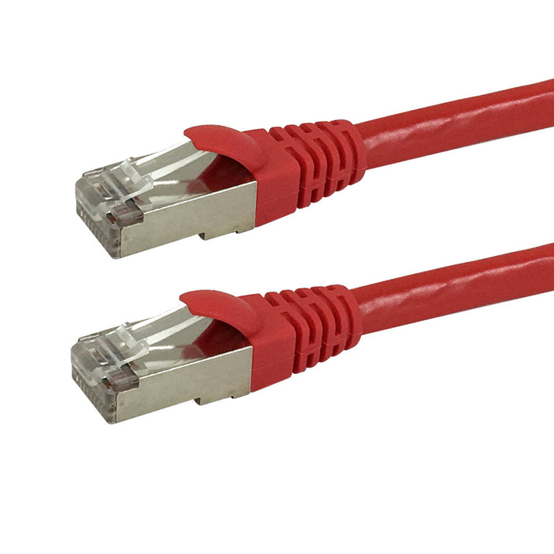 CAT5E F/UTP 24AWG Solid Shielded Patch Cable - CMR