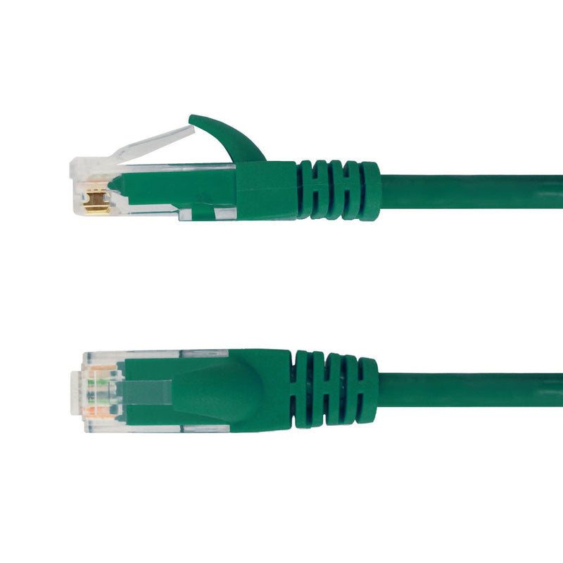 RJ45 Cat6 550MHz Molded Patch Cable - Premium Fluke® Patch Cable Certified - CMR Riser Rated