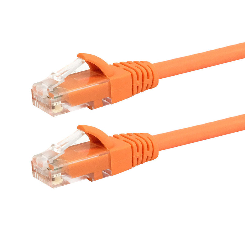 RJ45 Cat6 550MHz Molded Patch Cable - Premium Fluke® Patch Cable Certified - CMR Riser Rated