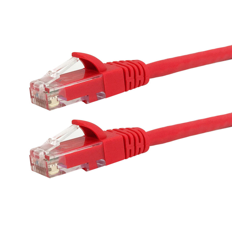RJ45 Cat6 550MHz Molded Patch Cable - Premium Fluke® Patch Cable Certified - CMR Riser Rated