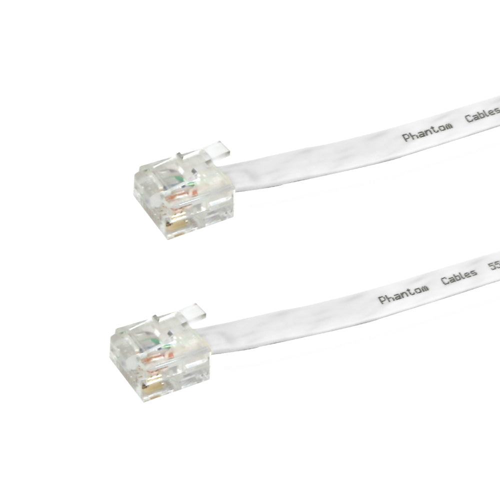 No Boot Custom RJ45 CAT6 550MHz Flat Patch Cable