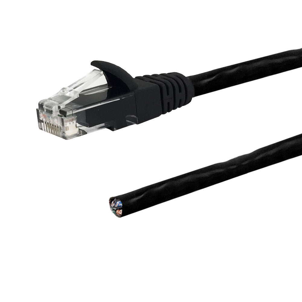 RJ45 to Blunt CAT6 Solid Pigtail Cable