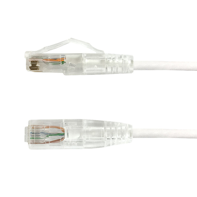 CAT6A 28AWG UTP 10GB Ultra-Thin Patch Cable - Premium Fluke® Patch Cable Certified - CMR Riser Rated
