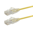 CAT6A 28AWG UTP 10GB Ultra-Thin Patch Cable - Premium Fluke® Patch Cable Certified - CMR Riser Rated