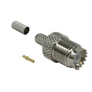 Mini-UHF Female Crimp Connector for RG58 (LMR-195) 50 Ohm