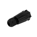 RJ45 IP68 Waterproof Shroud for RJ45 Male Cable - Fits Cable OD of 5mm to 10mm - Black
