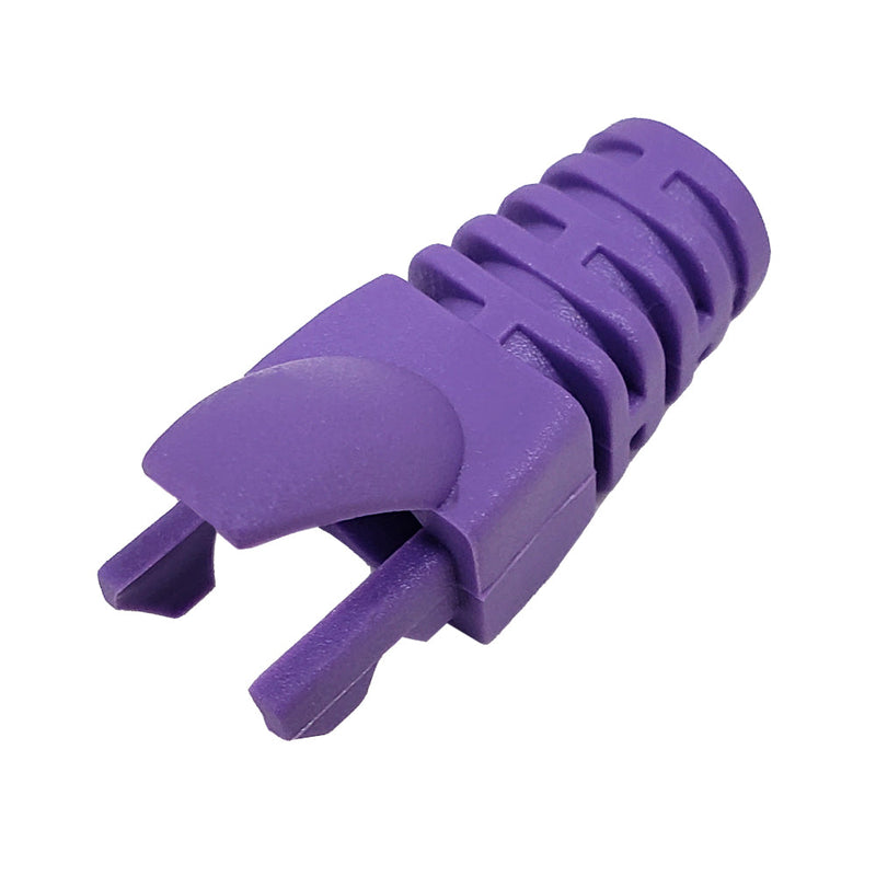 RJ45 Molded Style Cat6 Shielded and CAT6a Boots - 7.3mm ID