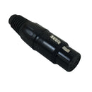 DMX 5-pin Female Connector - Black