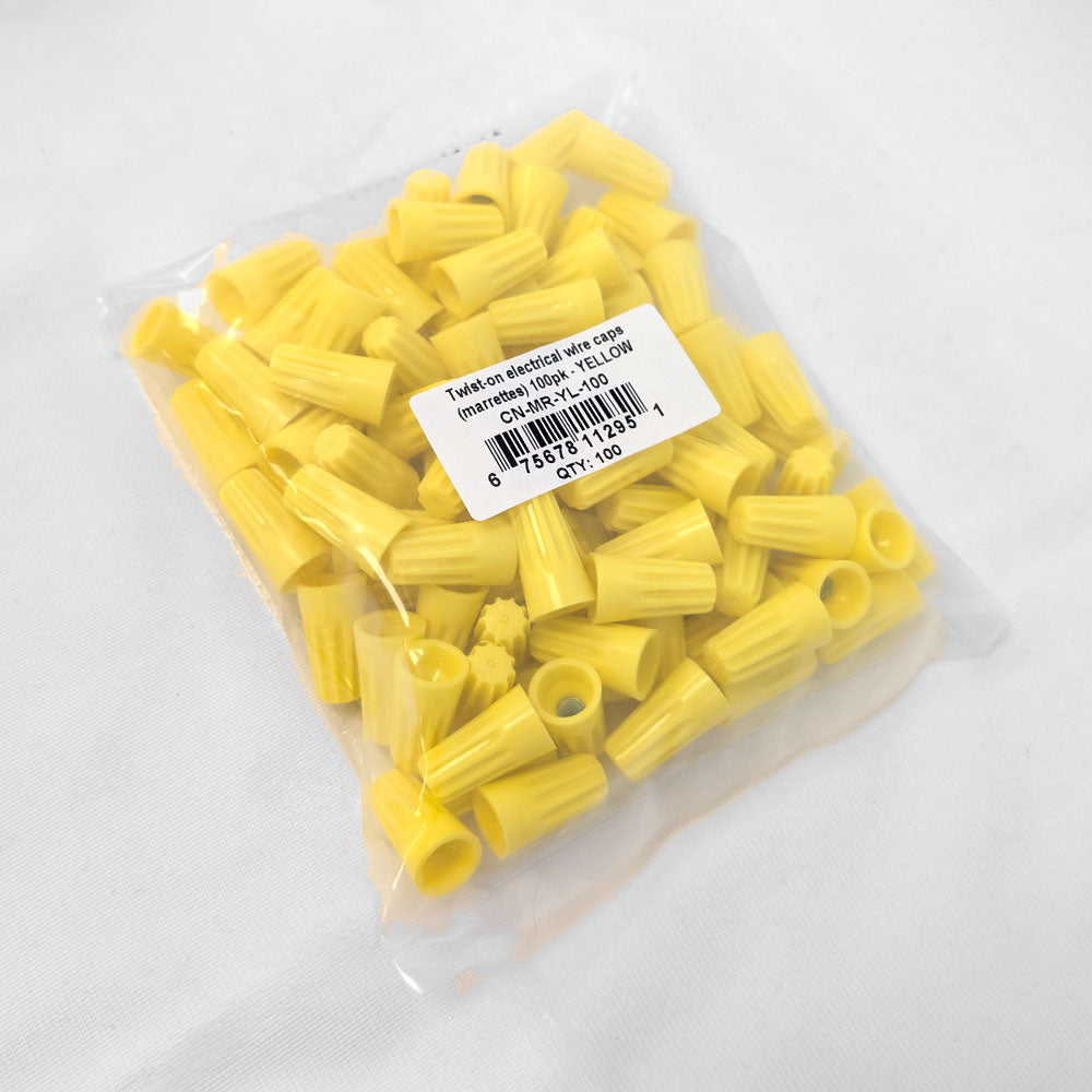 Twist-on Electrical Wire Caps (100 Pack)