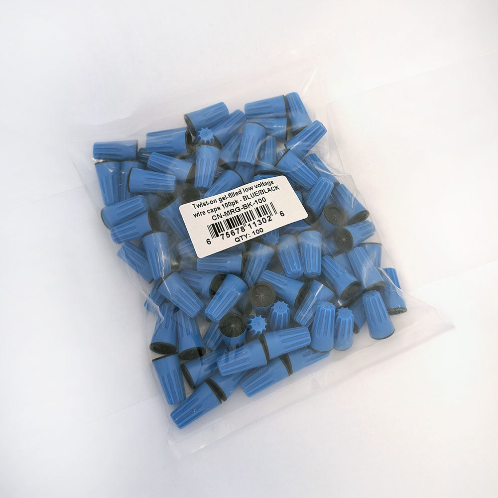 Twist-on Gel filled Low Voltage Wire Caps (100 Pack)