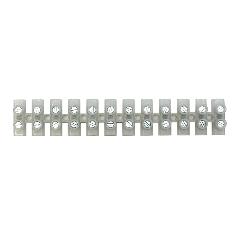 Insulated Terminal Block - 3.4mm - 12 circuit - 22AWG to 12AWG - 30A 600V