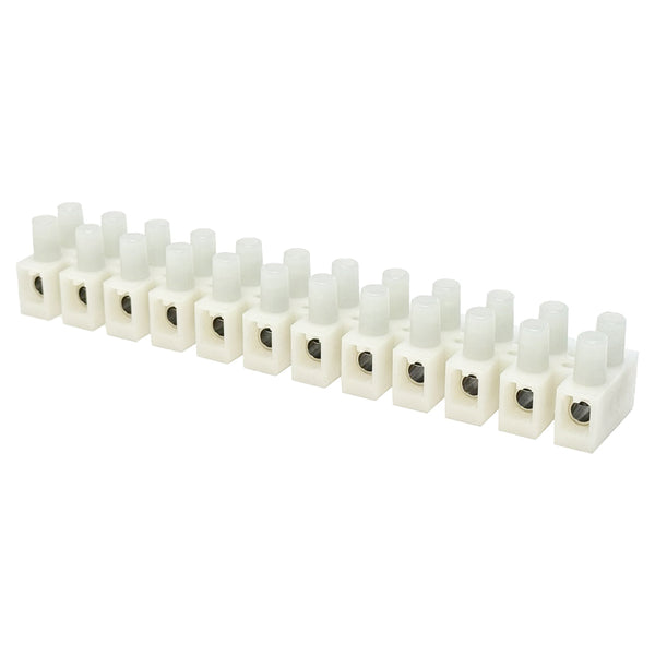 Insulated Terminal Block - 5.2mm - 12 circuit - 22AWG to 8AWG - 30A 600V