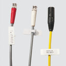 Unitag Cable Label - 5/8" x 1.5" - WHITE (Pack of 50)