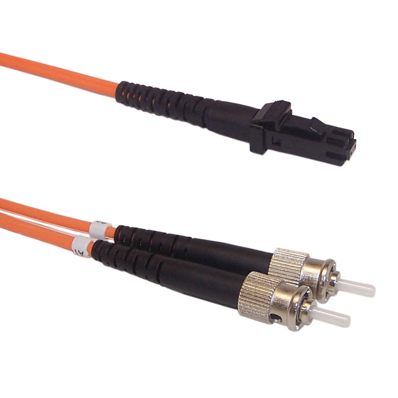 OM1 Multimode Duplex MTRJ/ST 62.5 Micron - Fiber Optic Patch Cable - 1.8mm Jacket - LSZH/OFNR