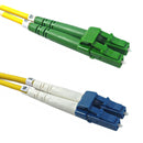 OS2 Singlemode Duplex LC to LC/APC 9 Micron - Fiber Optic Patch Cable -  LSZH/OFNR