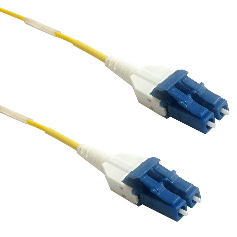 OS2 Singlemode Duplex LC/LC Uniboot 9 Micron - Fiber Optic Patch Cable - 2mm Jacket - OFNP Plenum