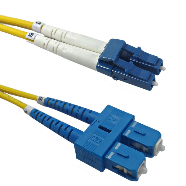 OS2 Singlemode Duplex LC/SC 9 Micron - Fiber Optic Patch Cable - 3mm Jacket - LSZH/OFNR