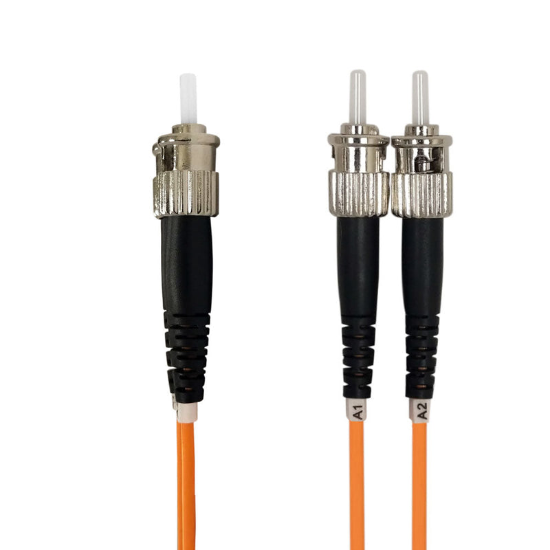 OM2 Multimode Duplex ST/ST 50 Micron - Fiber Optic Patch Cable - 3mm Jacket - LSZH/OFNR