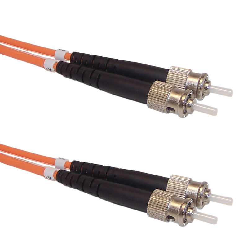 OM2 Multimode Duplex ST/ST 50 Micron - Fiber Optic Patch Cable - 3mm Jacket - LSZH/OFNR