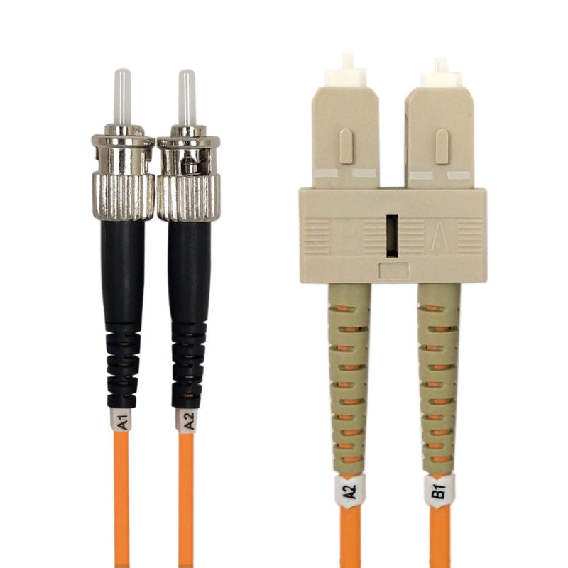 OM2 Multimode Duplex SC/ST 50 Micron - Fiber Optic Patch Cable - 3mm Jacket - LSZH/OFNR