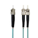 OM3 Multimode Duplex ST/ST 50 Micron - Fiber Optic Patch Cable - 2mm Jacket - LSZH/OFNR