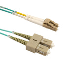 OM4 Multimode Duplex LC/SC 50 Micron - Fiber Optic Patch Cable - 2mm Jacket - LSZH/OFNR