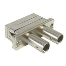 ST/SC Fiber Hybrid Adapter F/F SM/MM Duplex Ceramic Panel Mount, Metal