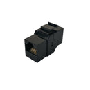 Cat5e RJ45 Female to Female Keystone Coupler - Black